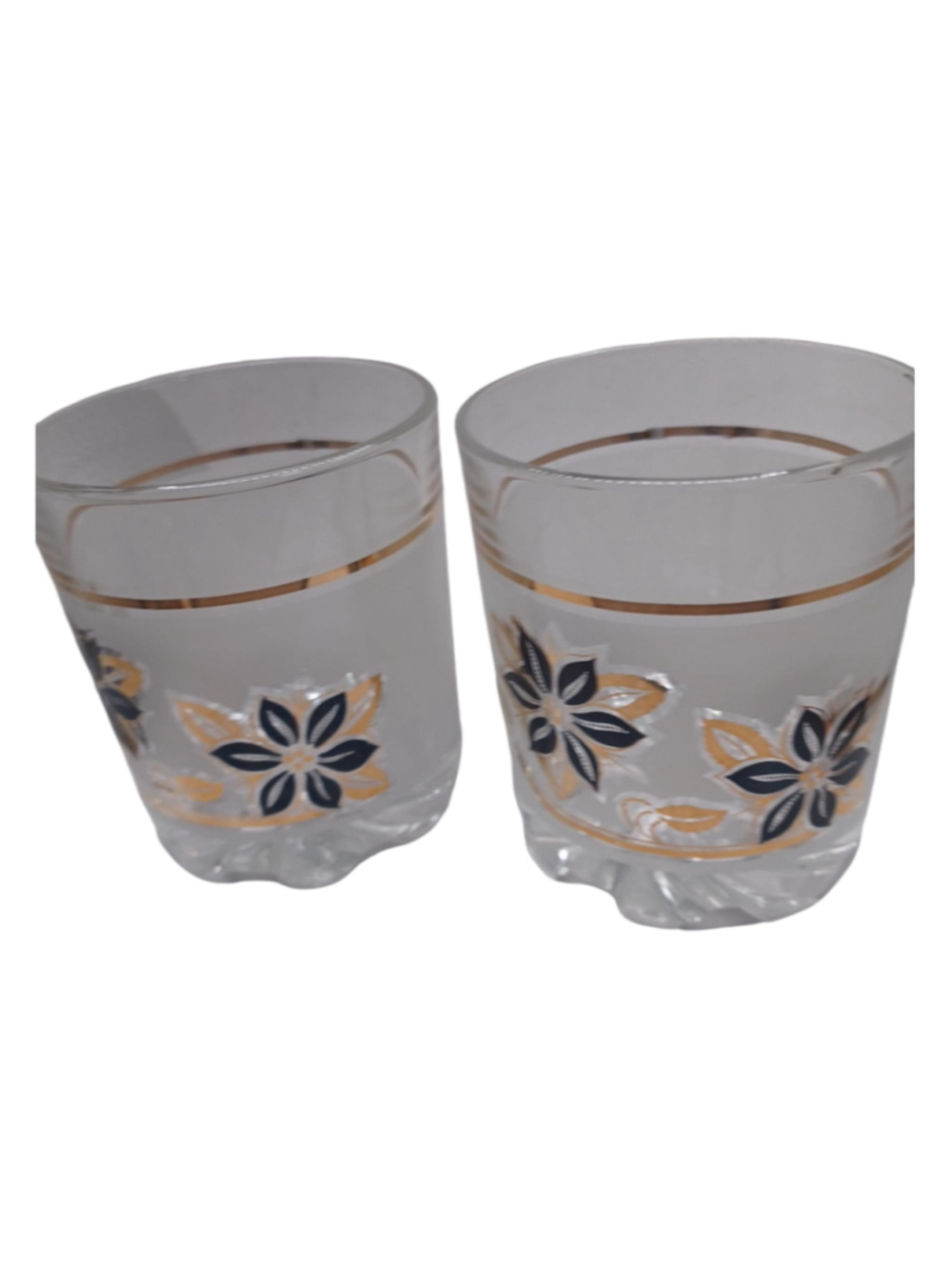 1950’s-1960’s Italian Cerve Bar Glassware Tumbler Glasses X2